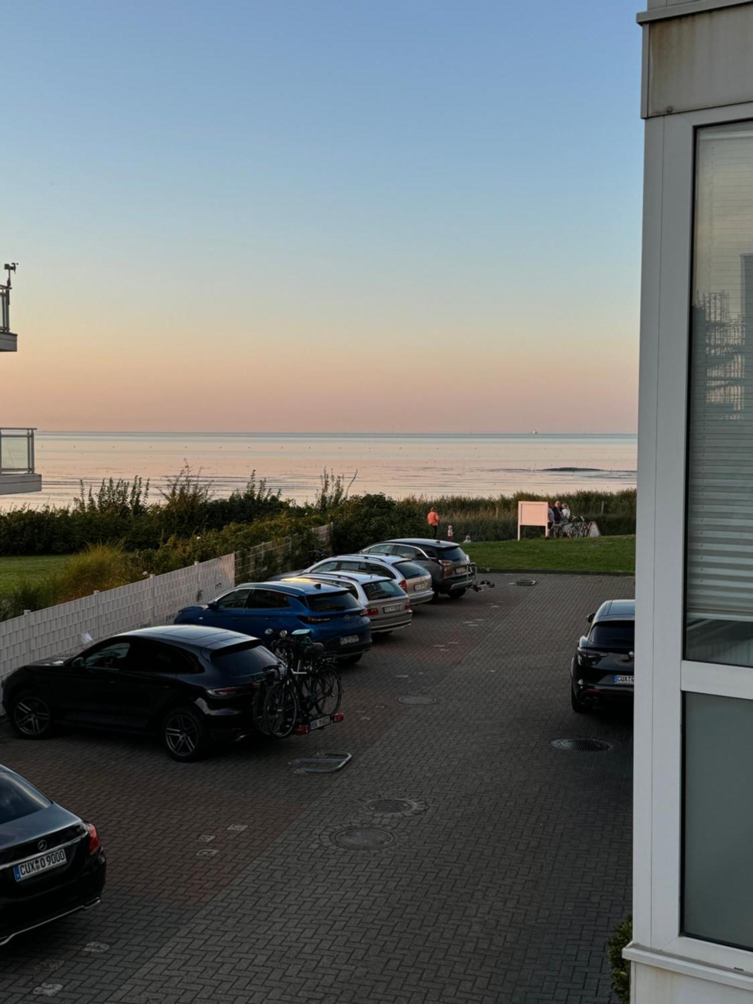 Strandjuwel In Der Seehuette Cuxhaven Duhnen- Exclusive Ferienwohnung Am Strand Mit Meerblick المظهر الخارجي الصورة