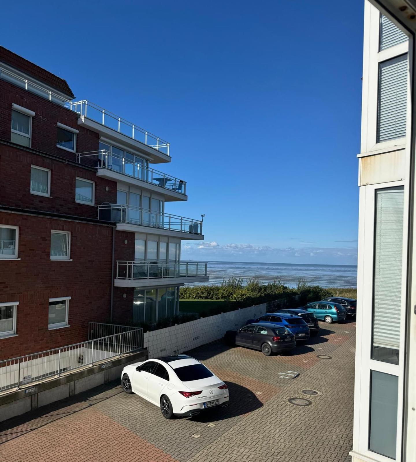 Strandjuwel In Der Seehuette Cuxhaven Duhnen- Exclusive Ferienwohnung Am Strand Mit Meerblick المظهر الخارجي الصورة